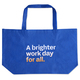 Big Boy Non-Woven Shopper Tote- Royal